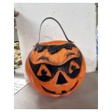 Plastic Pumpkin Jack-o'-Lantern Pail