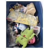 Lot: Plush Toys, Action Figures, Game