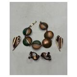 Renoir and Rebajes Copper Jewelry Set, 3 Pieces