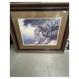 Framed Coastal Landscape Print, 43x35 Inches