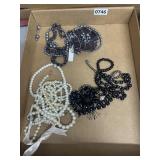 Costume Bead & Faux Pearl Necklace Lot