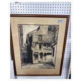 Jerome Grady Watercolor Urban Scene 24x30