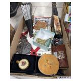 Ladies Accessories Lot, Fans, Compact, Purse