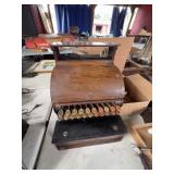 Early 20th Century Wooden Cash Register
