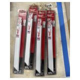 Milwaukee Sawzall Blades 5 Pack 9' 14 TPI, 4 Sets