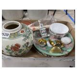 Chinese Porcelain Vase and Tableware Lot
