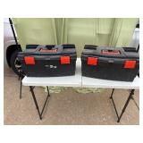 2 Matching Tool Boxes with Auto & Paint Lots