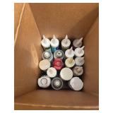 Box of Caulk, Spray Paint & Other Chems