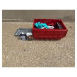 Project Hardware Supplies & Red Storage Tote