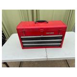 Craftman 3-Drawer Metal Toolbox w/Tools & Wrenches