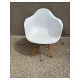 Mid-Century Modern Style Molded Shell Armchair