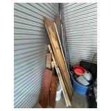 Assorted Lumber Metal Pipe & Utility Tubs