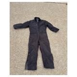 Walls Black Insulated Winter Work Coveralls Suit