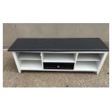 Two-Tone Low Profile Media Console Table