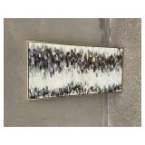 Modern Abstract Framed Canvas Wall Art