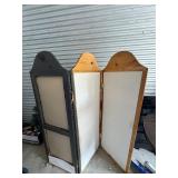 3-Panel Wooden Folding Privacy Screen Project
