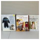 Children's Sewing Books Set of 3 Couture Clothes