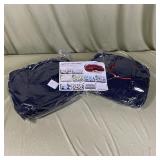 Navy Blue Elasticity Sofa Cover Set of 2