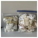 Vintage Lace Trim Assortment in White & Cream