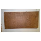 Pegboard Panel Brown Hardboard Wall Organizer