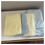 Heirloom Style Pastel Fabric Yellow & Blue