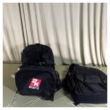 Black Nylon Bags 2K Sports Backpack & Messenger