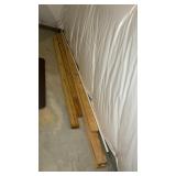 Pressure Treated Lumber Boards and PVC Pipe