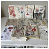 Vintage Doll Clothes Sewing Patterns Collection