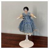 Antique Miniature German China Head Doll