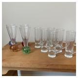 Elegant Liquor Shooters & Ball Base Flutes
