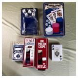 Poker Chips Dice & Playing Cards Game Collection