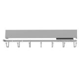 Satin Chrome Deluxe Sliding Belt Rack 14' Qty 2