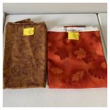 Autumn Leaf Print Quilting Fabric 2 Pieces 6 Yds
