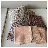 Floral Print Cotton Fabric Assortment 8 Pieces