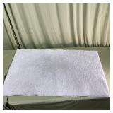 Tahari White Bath Mat