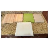 Cutting Boards Wood Plastic Composite Set of 5