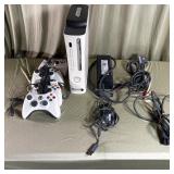 Xbox 360 White Console w/ 3 Controllers Cables