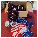 Patriotic 4th of July Decorations Box