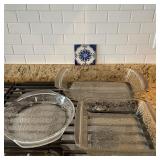 Princess House Fantasia Glass Bakeware Set 3pc