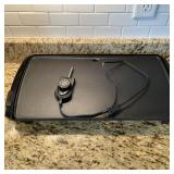 Presto Electric Griddle Black Nonstick Surface