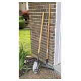 Seymour S200 Round Point Shovel & Garden Rake