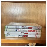 2K Sports Video Games Xbox 360 & Wii Set of 4