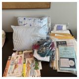 Vintage McCall's Sewing Patterns Pillows Notions