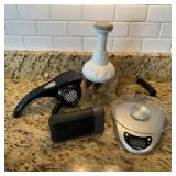 Kitchen Gadgets Masher Chopper Scale Set
