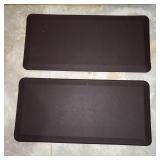 Brown Standing Mats Pair