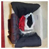 Fabric & Clothing Plaid Black Red