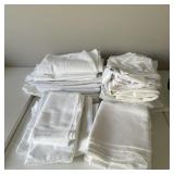 White Linen & Cotton Fabric Pieces Collection