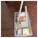 Office Supply Collection Rulers Sticky Notes Pads