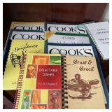 Cookbooks & Cook's Illustrated Magazines Set