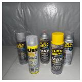 Flex Seal Liquid Rubber Spray Sealant 5-Can Set